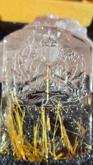 ルチルクォーツ彫刻入荷2026年2/27