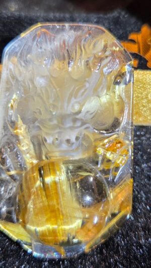 ルチルクォーツ彫刻入荷2026年2/28