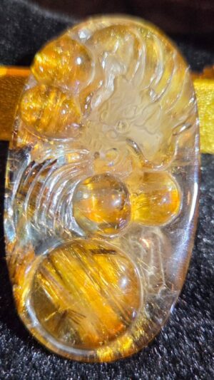 ルチルクォーツ彫刻入荷2026年2/28